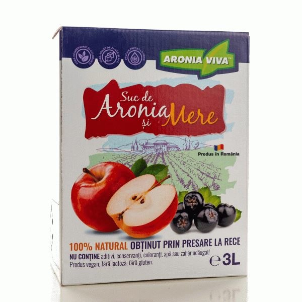 Suc de aronia si mere- 3L